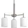 Replay Three Light Chandelier in Polished Nickel (54|P4318-104)
