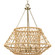 Laila Four Light Chandelier in Vintage Brass (54|P400323-163)