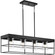 Burgess Four Light Chandelier in Matte Black (54|P400312-31M)