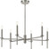 Elara Six Light Chandelier in Brushed Nickel (54|P400294-009)