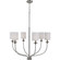 Bonita Six Light Foyer Chandelier in Brushed Nickel (54|P400227-009) Bonita Six Light Foyer Chandelier in Brushed Nickel (54|P400227-009)