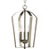 Gather Three Light Foyer Pendant in Brushed Nickel (54|P3928-09)