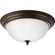 Dome Glass - Etched Three Light Flush Mount in Antique Bronze (54|P3926-20ET) Dome Glass - Etched Three Light Flush Mount in Antique Bronze (54|P3926-20ET)