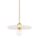 Tinsley One Light Pendant in Aged Brass (428|H499701-AGB/CCR)