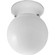 Globe - Opal One Light Flush Mount in White (54|P3605-30)