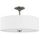 Inspire Three Light Semi Flush Mount in Brushed Nickel (54|P350167-009)