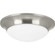 Etched Opal Dome One Light Flush Mount in Brushed Nickel (54|P350146-009)