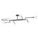 Jena Six Light Semi Flush Mount in Polished Nickel (428|H488606L-PN/TBK)