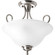 Melon Two Light Semi-Flush Mount in Brushed Nickel (54|P3460-09ET)