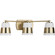 Haven Three Light Bath in Vintage Brass (54|P300444-163)