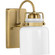 Fessler One Light Bath in Vintage Brass (54|P300438-163)