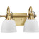 Preston Two Light Vanity in Vintage Brass (54|P300427-163)