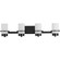 Reiss Four Light Vanity in Matte Black (54|P300416-31M)