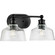 Singleton Two Light Bath in Matte Black (54|P300396-31M)