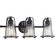 Conway Three Light Bath Bracket in Matte Black (54|P300297-031)