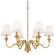 Cheshire Six Light Chandelier in Vintage Gold (62|7008-6 VG-WY)