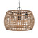 Weavelight Three Light Pendant in Natural Black (62|3000-3P NB-MAW)