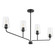 Celino Four Light Linear Chandelier in Black (54|P400441-031)