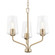 Celino Three Light Chandelier in Champagne Bronze (54|P400440-177)