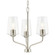 Celino Three Light Chandelier in Brushed Nickel (54|P400440-009)