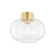 Harlow One Light Flush Mount in Aged Brass (428|H403501-AGB)