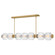 Reign LED Linear in Lacquered Brass (138|FR41466LCB)
