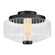 Reign LED Flush Mount in Black (138|FR41463BK)