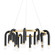 Whit 20 Light Chandelier in Aged Brass/Black (428|H382820-AGB/BK)