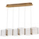 Kenzo LED Island Pendant in Polished Anodized Bronze (72|62-2405)