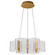 Kenzo LED Chandelier in Polished Anodized Bronze (72|62-2403)