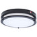 Glamour LED Flush Mount in Black (72|62-1891)