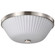 Royale Three Light Flush Mount in Brushed Nickel (72|60-8735)