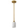 Solara One Light Mini Pendant in Natural Brass (72|60-8665)