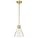 Gianna One Light Mini Pendant in Vintage Brass (72|60-8347)