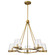 Valentine Five Light Chandelier in Vintage Brass (72|60-8268)