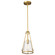 Valentine One Light Pendant in Vintage Brass (72|60-8265)