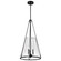 Valentine Three Light Pendant in Black (72|60-8257)
