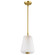 Lune One Light Mini Pendant in Vintage Brass (72|60-8237)