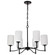 Liam Six Light Chandelier in Matte Black (72|60-8216)