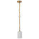 Liam One Light Mini Pendant in Burnished Brass (72|60-8205)