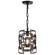 Litani One Light Chandelier in Brown (401|9913P10-1-205)