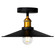 Brave One Light Flush Mount in Black (401|9605C13-1-101)