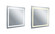 Abril LED Mirror in White (401|1232W40-36-A)