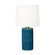Shanghai One Light Table Lamp in Deep Ocean Crackle (454|BT1101DOC1)