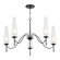 Legacy Five Light Chandelier in Forged Iron (67|F4236-FOR)