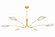Tenafly Six Light Chandelier in Aged Brass (70|4906-AGB)