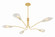 Tenafly Five Light Chandelier in Aged Brass (70|4905-AGB)