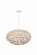 Alsen Three Light Pendant in White Plaster (70|1963-WP)