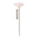 Coppa One Light Wall Sconce in Warm Silver Leaf (68|554-01-WSL)