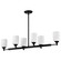Solara Six Light Island Pendant in Matte Black (72|60-8649)